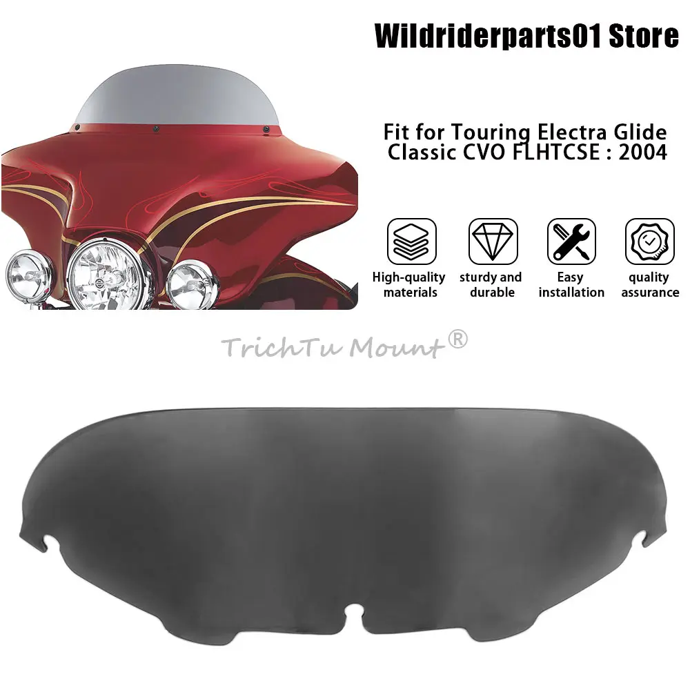 

7-дюймовая новая часть мотоцикла, лобовое стекло, АБС-пластик, дымчатый, подходит для Harley Electra Street Glide Touring Bike 1996-2013