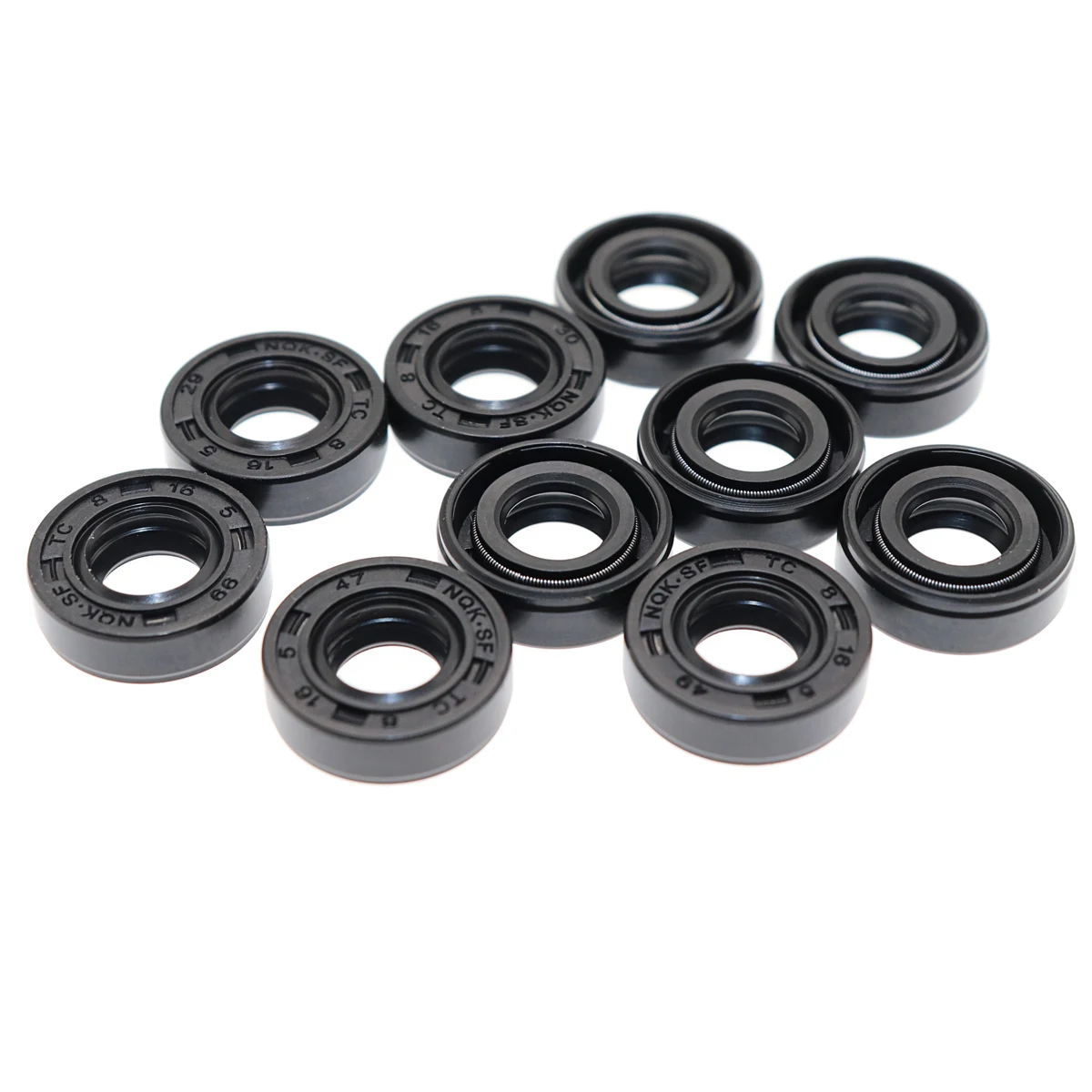 10pcs NQK 8x16x5 TC8x16x5 NBR Skeleton Oil Seal 8x16x5 Seals NQK high-quality Seals 8*16*5 Radial shaft seals