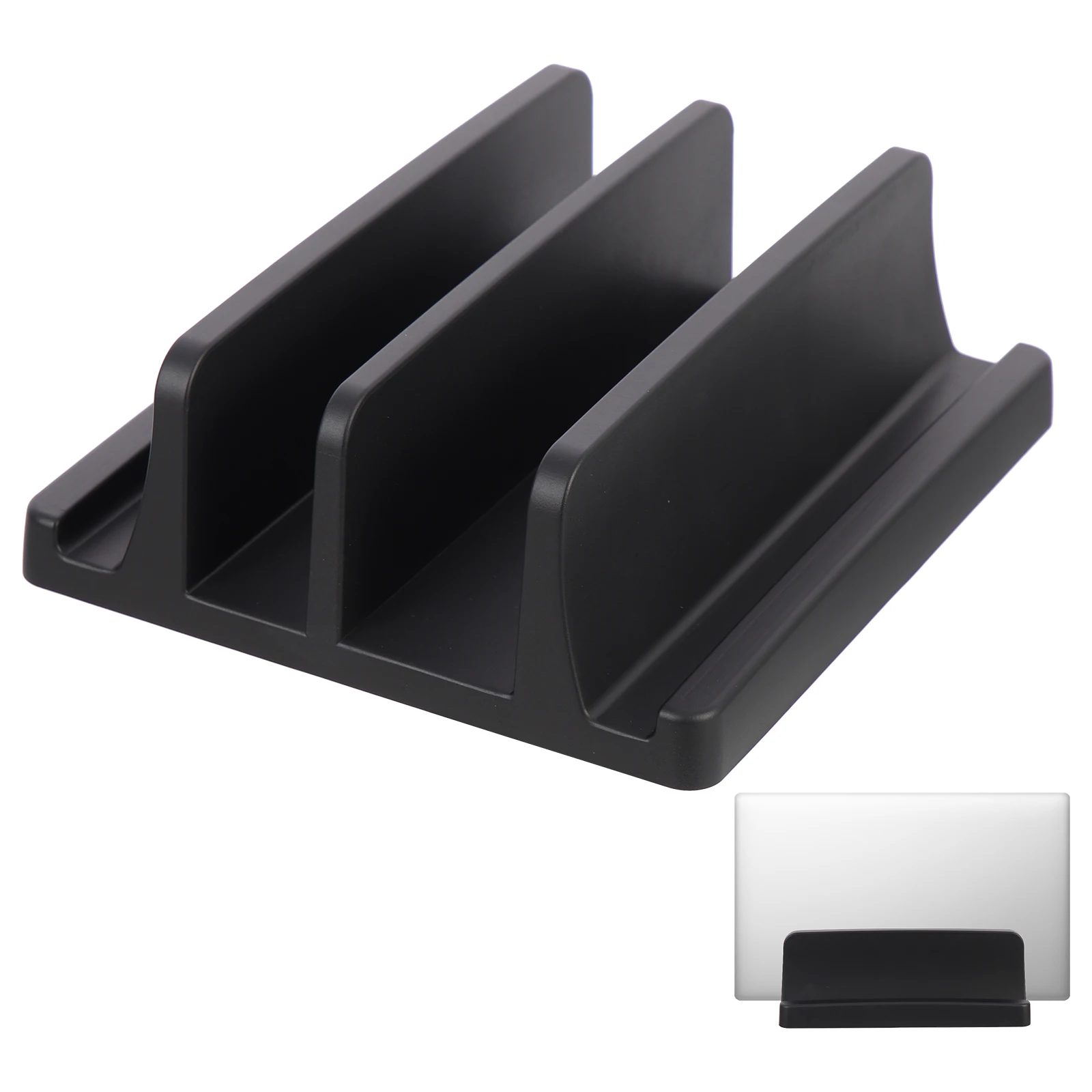 

Laptop Vertical Storage Notebook Dock Support Plastic Mobile Phone Holder Laptop Vertical Plastic Desk Home Supplies