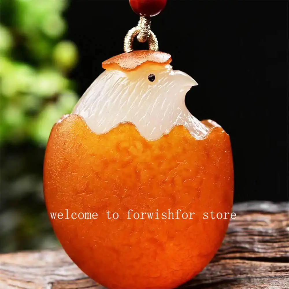 Natural Unoptimized Agate Pretty Color Chick Out  The Shell Pendant Crystal Transparent  Lifelike  Attract Wealth Healing Crysta