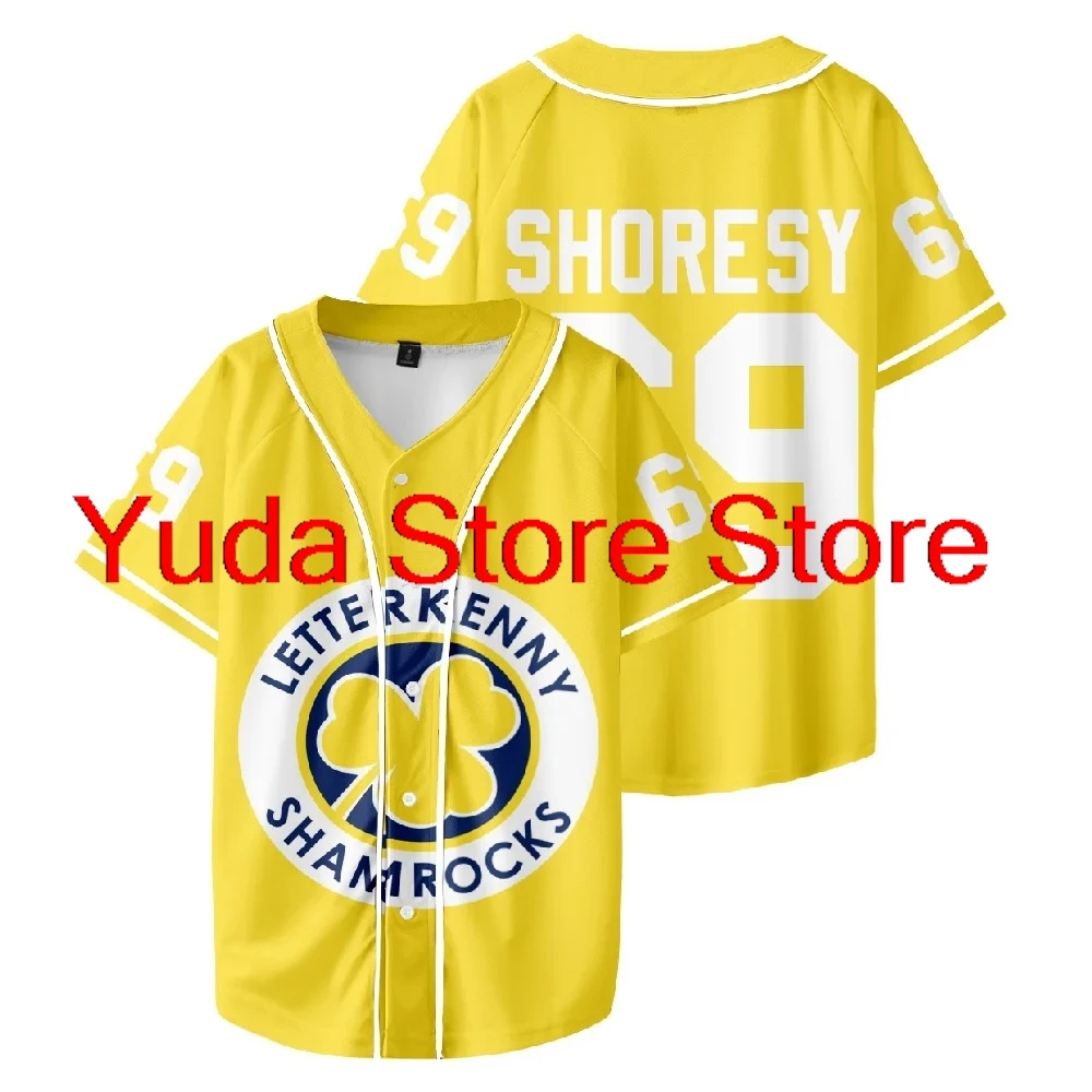 Shoresy #69 Baseball Short Sleeve Baseball Jersey Number Outfit Men and Woman Short Sleeve Women Funny T Shirt