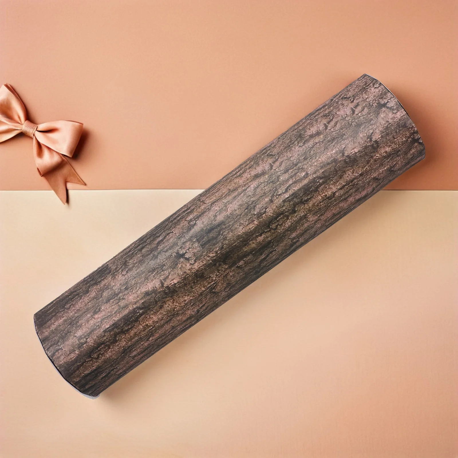 

4Pcs Paper-Made Wood Stump Props Western Cowboy Party Supplies Authentic Bark Texture Decor Cowgirl Photo Prop