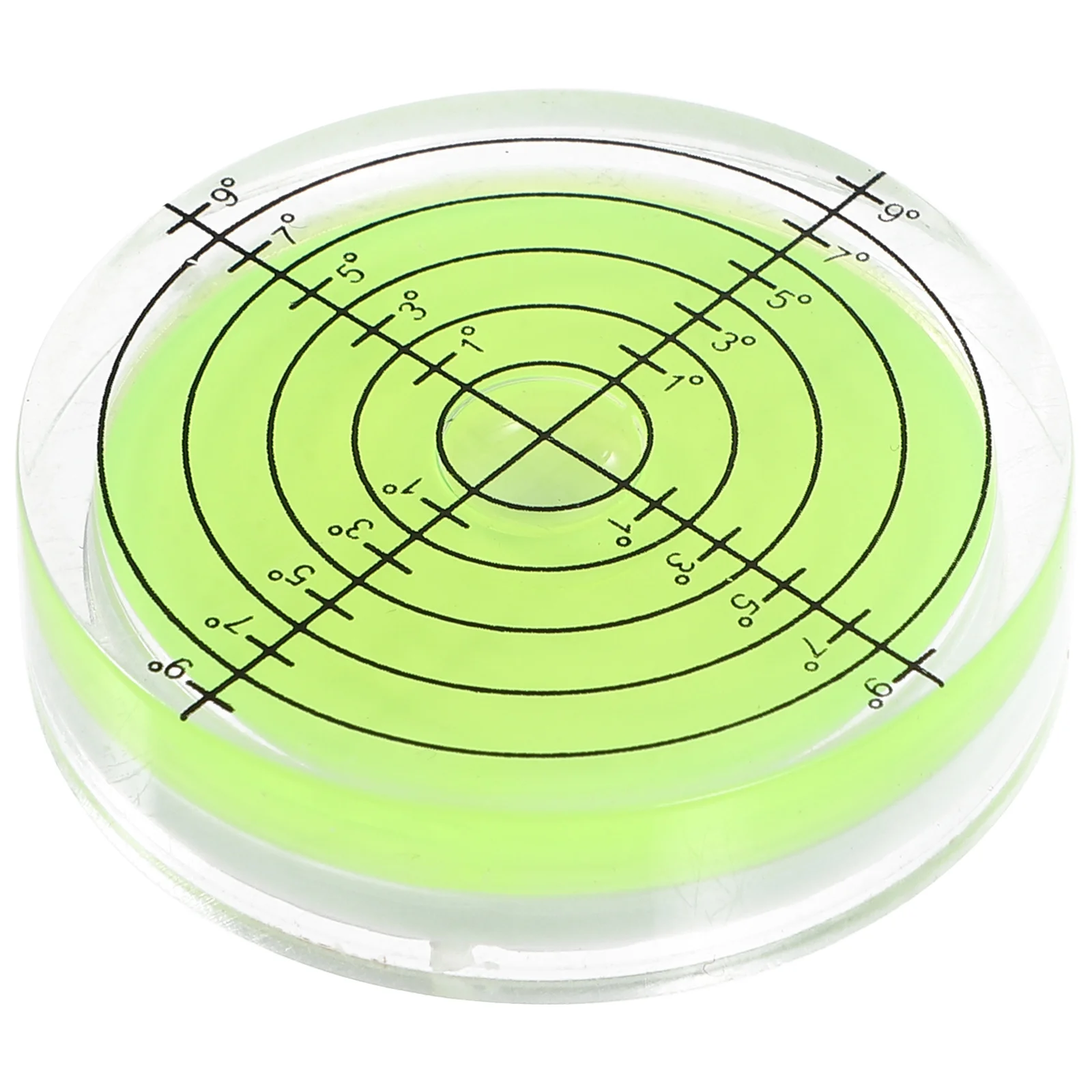 علامة كرة الجولف المستديرة على مستوى الفقاعات، بلاستيك مدمج خفيف الوزن وعالي الدقة، علامات كرة الجولف المحمولة