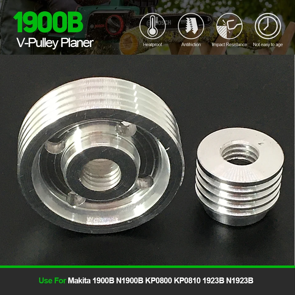 1Set Replace V-Pulley Planer For Makita 1900B N1900B KP0800 KP0810 1923B N1923B Spare Parts Power Tool Accessories Fast Shipping