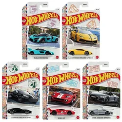 Hot Wheels-coches de juguete CGDG44 para niños, supercoche, juego R8, modelo fácil, Hotwheels, regalos para niños, caja sorpresa de cumpleaños, fundido a presión, 1/64