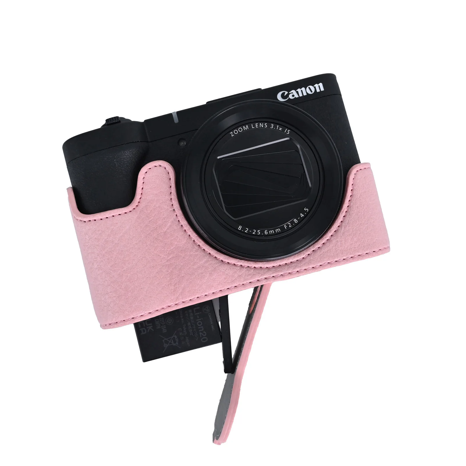 نصف حافظة جلدية لقبضة حماية كاميرا Canon PowerShot V1