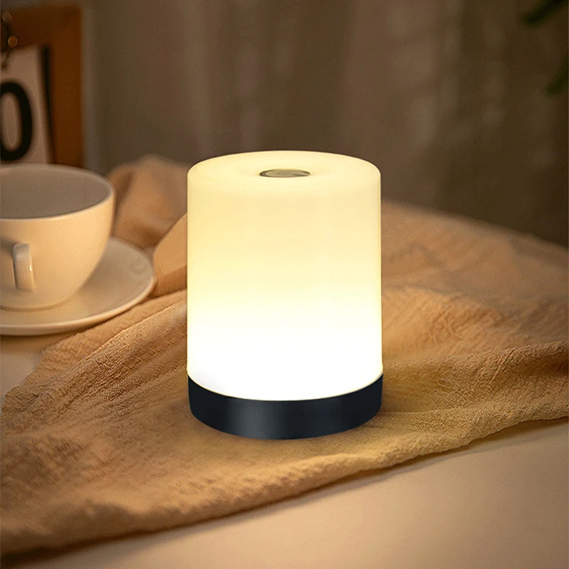Dimmable Bedside Night Lights Charging Desktop Night Lamps Bedroom Bedside Lighting Decoration Touch Reading Led Table Lamps