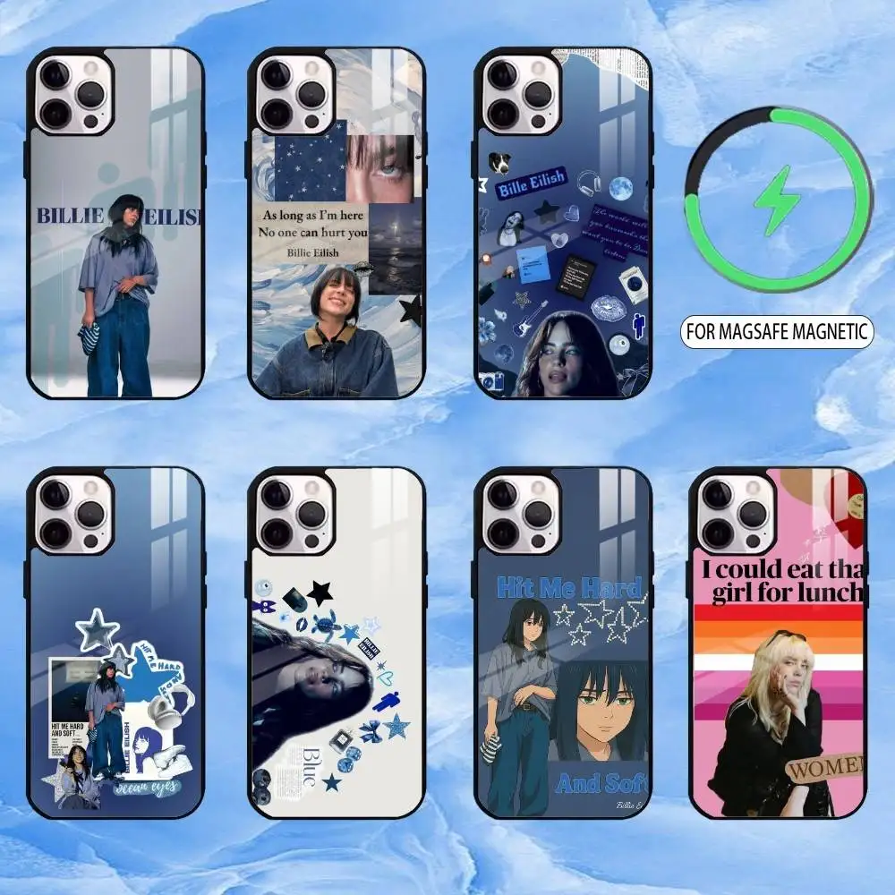 

SINGER L-LUNCH B-BILLIES Phone Case For iPhone17,16,15,14,13,12,11 Plus,Pro Max Magnetic For Magsafe Wireless Charging