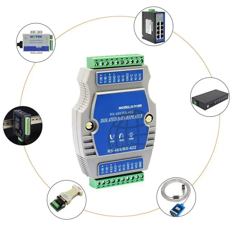

Repeater with Isolation Industrial Grade RS485 Interface conversion RS422 Isolated Repeater