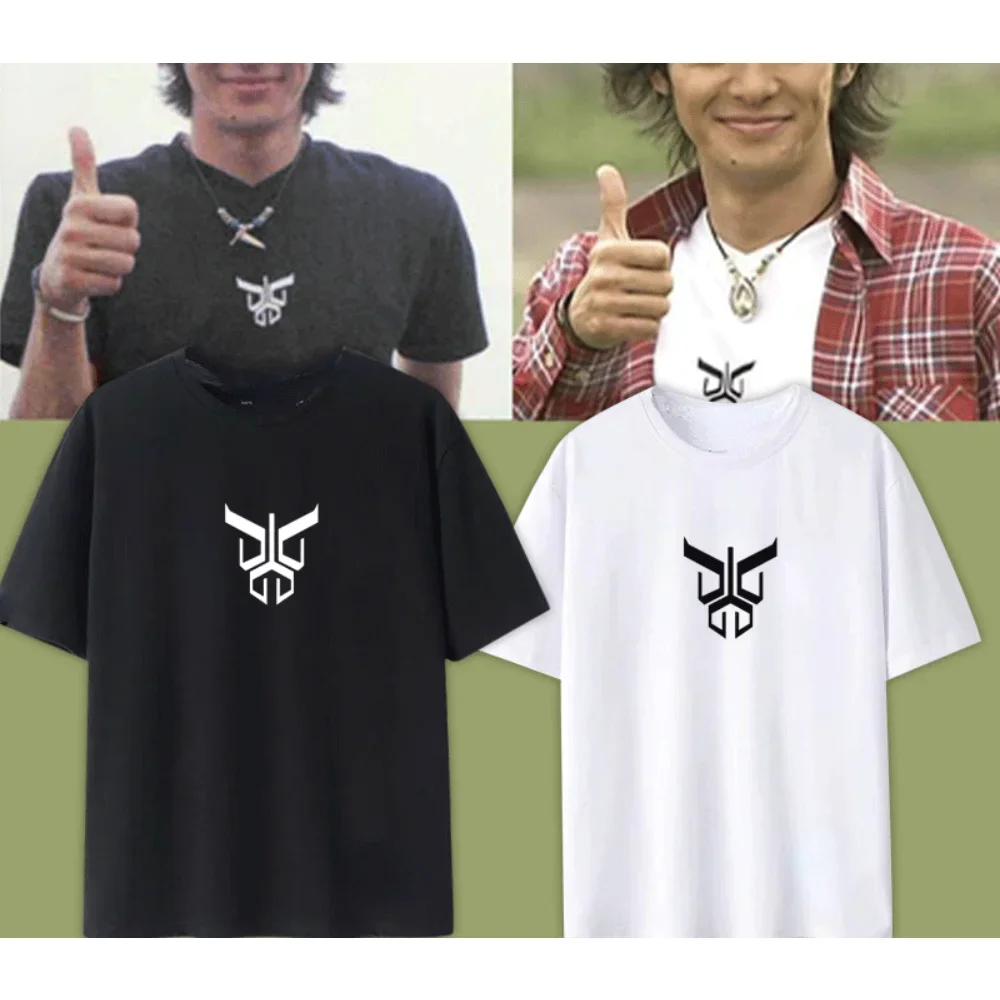 Kamen Rider Kuuga Short Sleeve T-shirt Japan Anime Fasn Otaku Casual Loose Tops Korea Style Fashion Streetwear Tshirt O-neck Tee