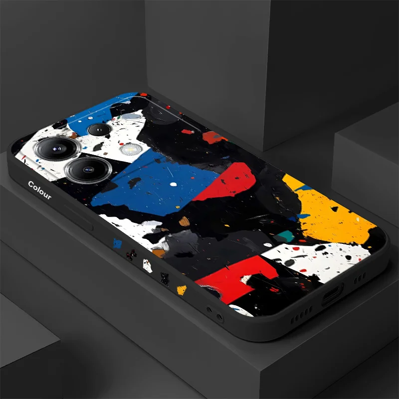 

Color Collision Phone Case For Xiaomi Poco F7 X7 X6 F6 M6 M5 M5S F5 X5 F4 X4 M4 F3 M3 X3 Pro 4G 5G GT Silicone Cover