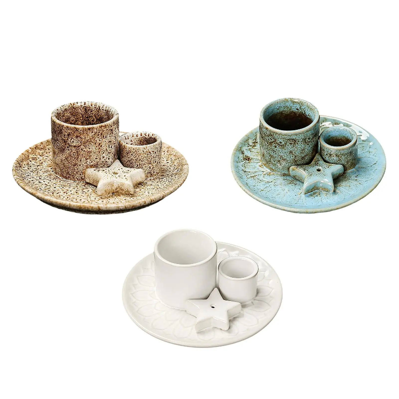 

Incense Candle Holder Palo Santo Holder Nordic Sage Holder for Burning Ceramic Incense Holder for Hotel Bedroom Reading Yoga