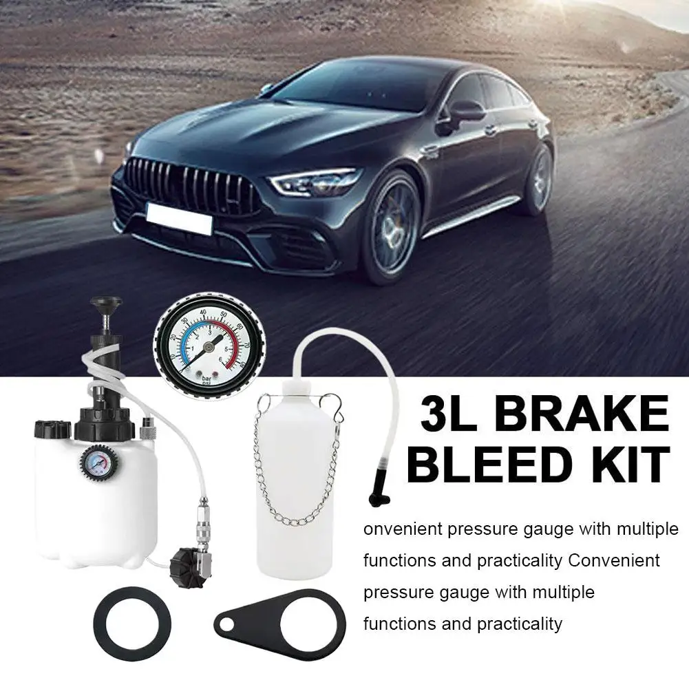 

Upgraded 3L Brake Fluid Replacement Pot Automotive Brake Fluid Replacement Machine Oil Pot Automotive Brake Fluid Injector