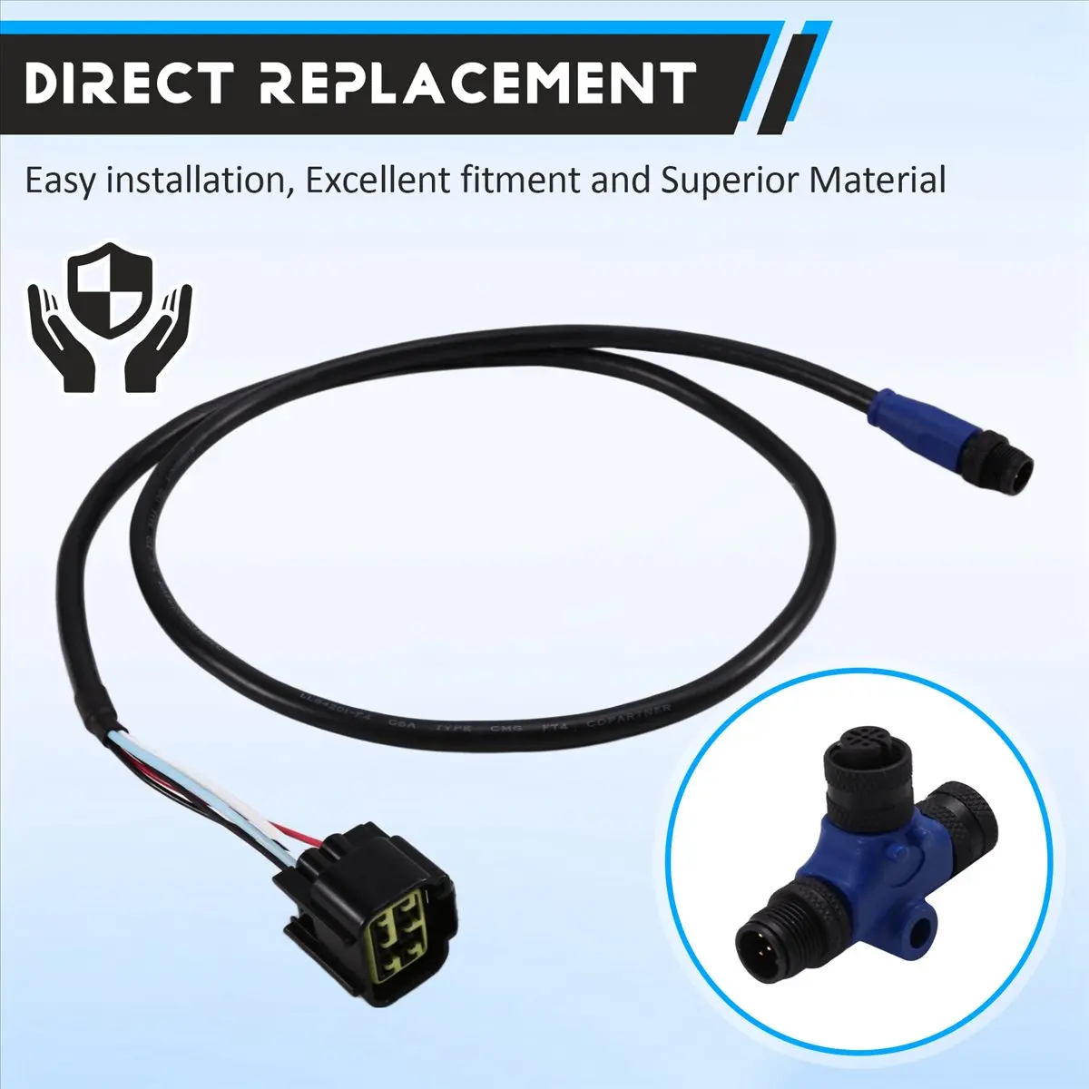Besttttt Engine Interface Cable for Yamaha NMEA 2000 Outboards 06653-ZZ3-760HE,6-Pin,for Lowrance Simrad B&G Navico Garmin