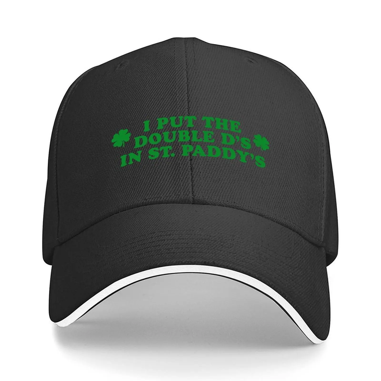 

I Put The Double D's In St Paddy's, Funny St. Patty's, Lucky St Paddy's Day Baseball Cap hats for men Baseball Men Women's