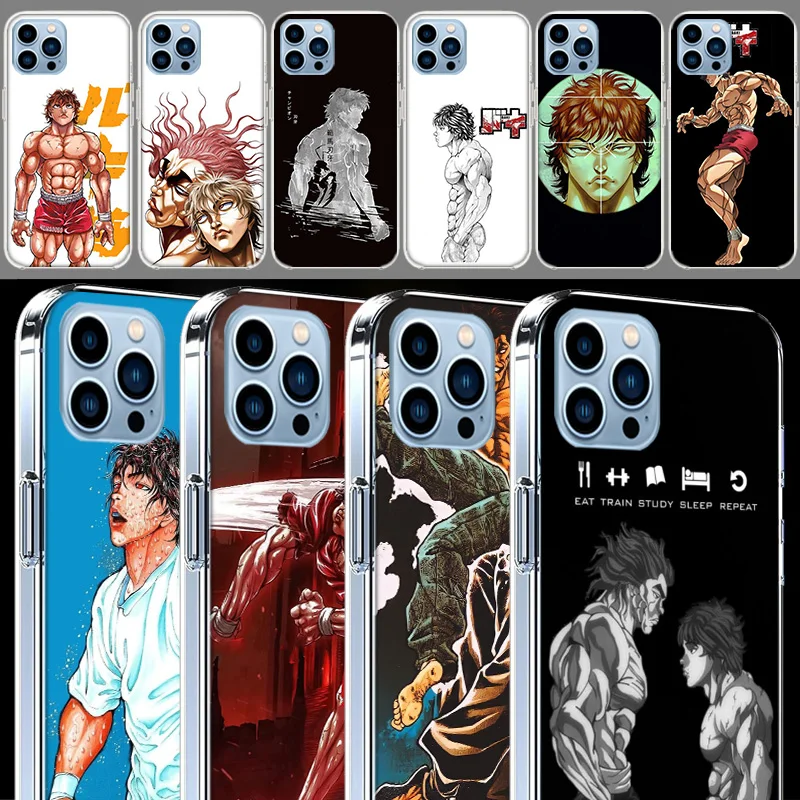 Demonic Mantis Hanma By Vertei Baki Hanma Clear For Apple iPhone 16 15 Pro Max Cover 14 Plus 13 12 Mini 11 Pro XR XS Max Phone C