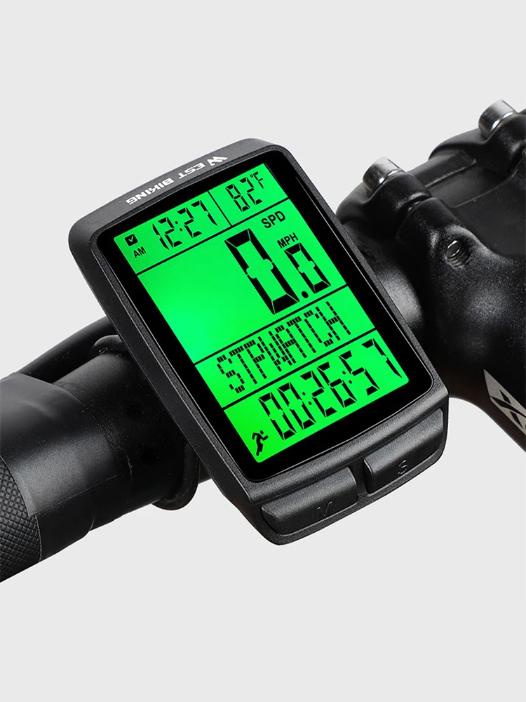 

Bicycle Computer 5 Language Waterproof Speedometer LED Backlight Odometer MTB Road Bike Stopwatch Bike Accessories