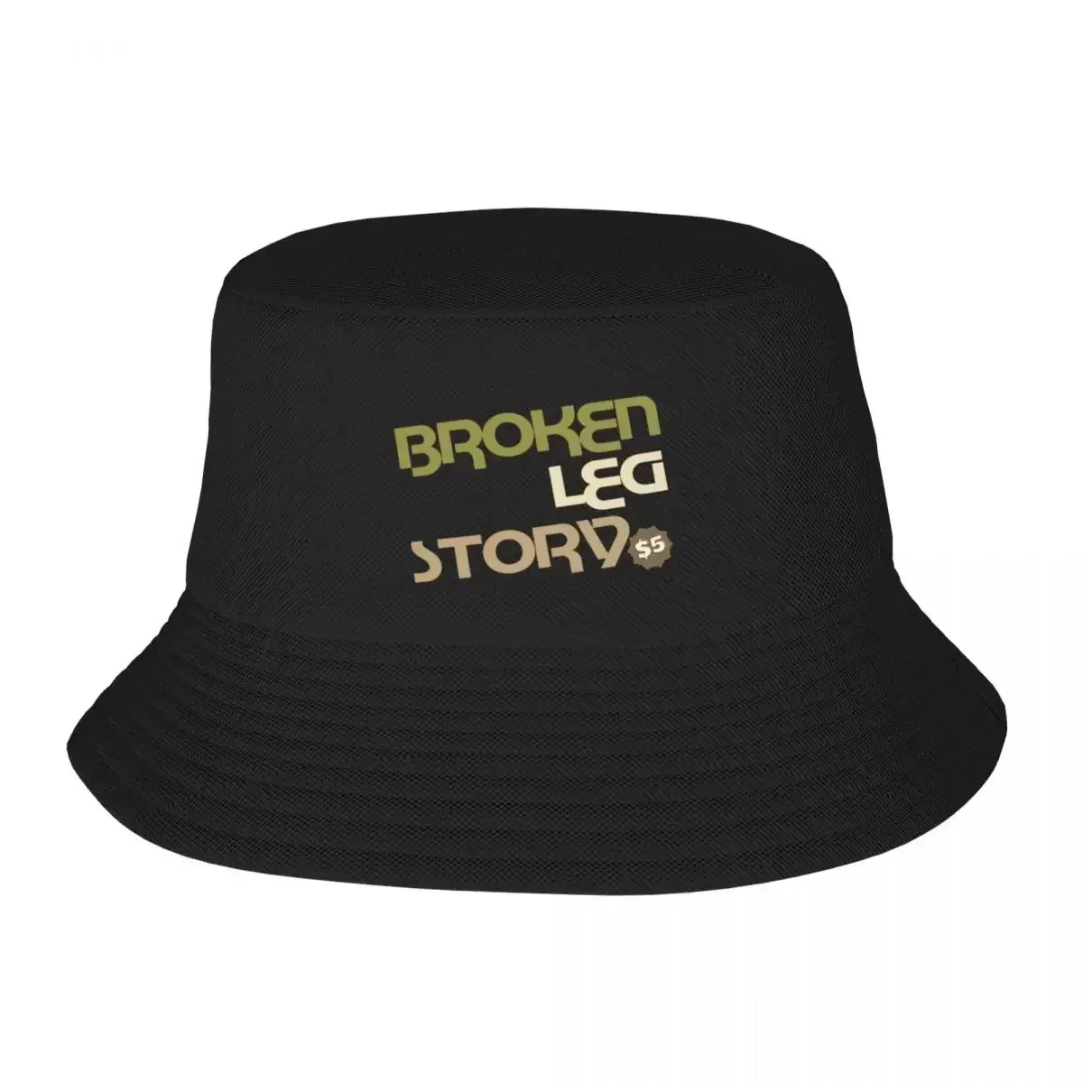 2026 New 2025 New HatBroken Leg Story $5 ,Injury & Broken Leg Bucket Hat Wild Ball Hat Bobble Hat hard Women Beach Fashion Men's