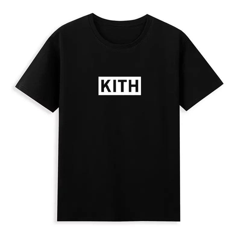 2026 Neues Einfarbiges Rundhals-T-Shirt mit Druck, Einfaches Quadratisches Textmuster, Herren- und Damen-Baumwoll-Kurzarm-T-Shirt – Detail 2