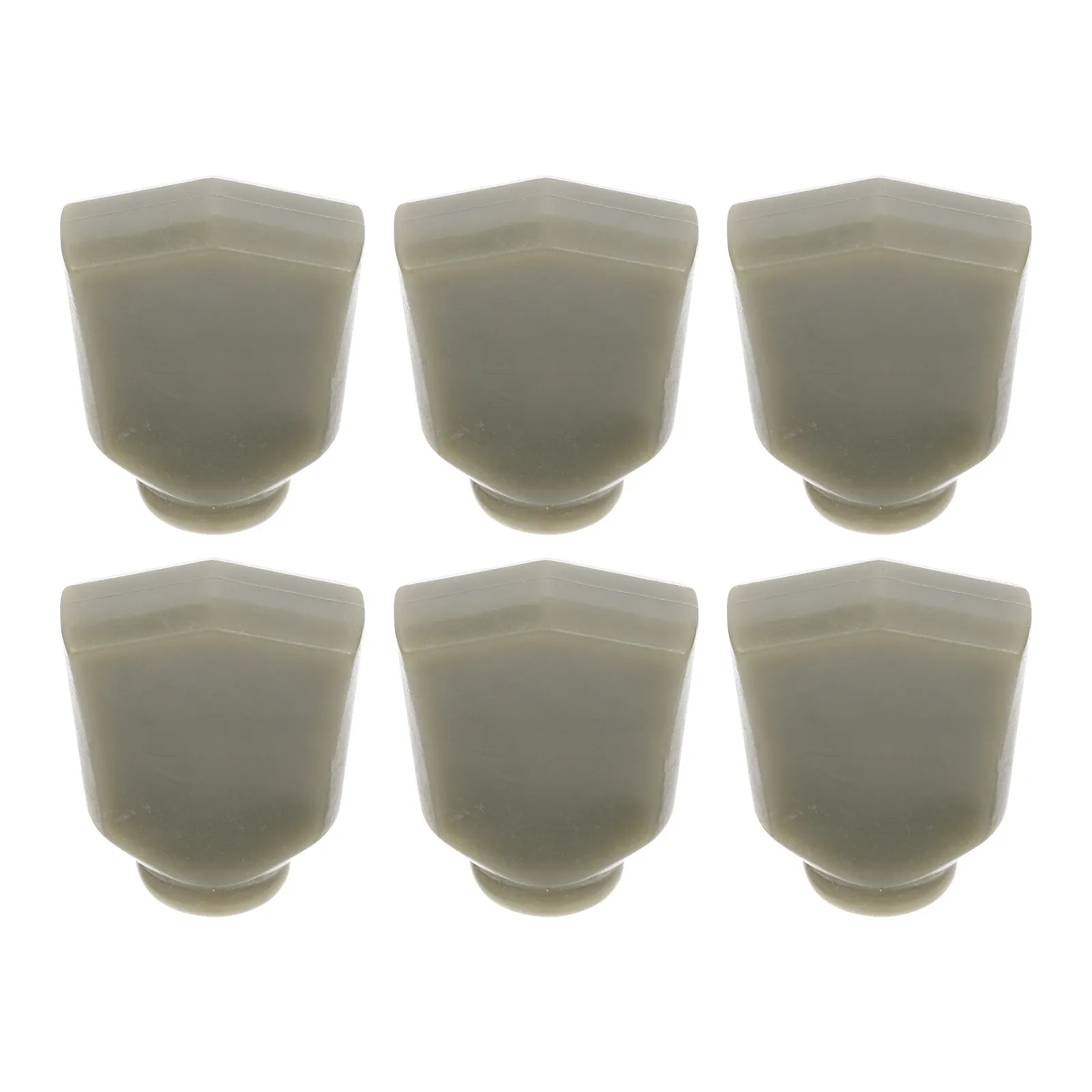 6Pcs Sturdy Plastic Guitar Tuning Handle Replacement Knob for Acoustic Folk Electric Guitar Enhanced Timbre String Stability