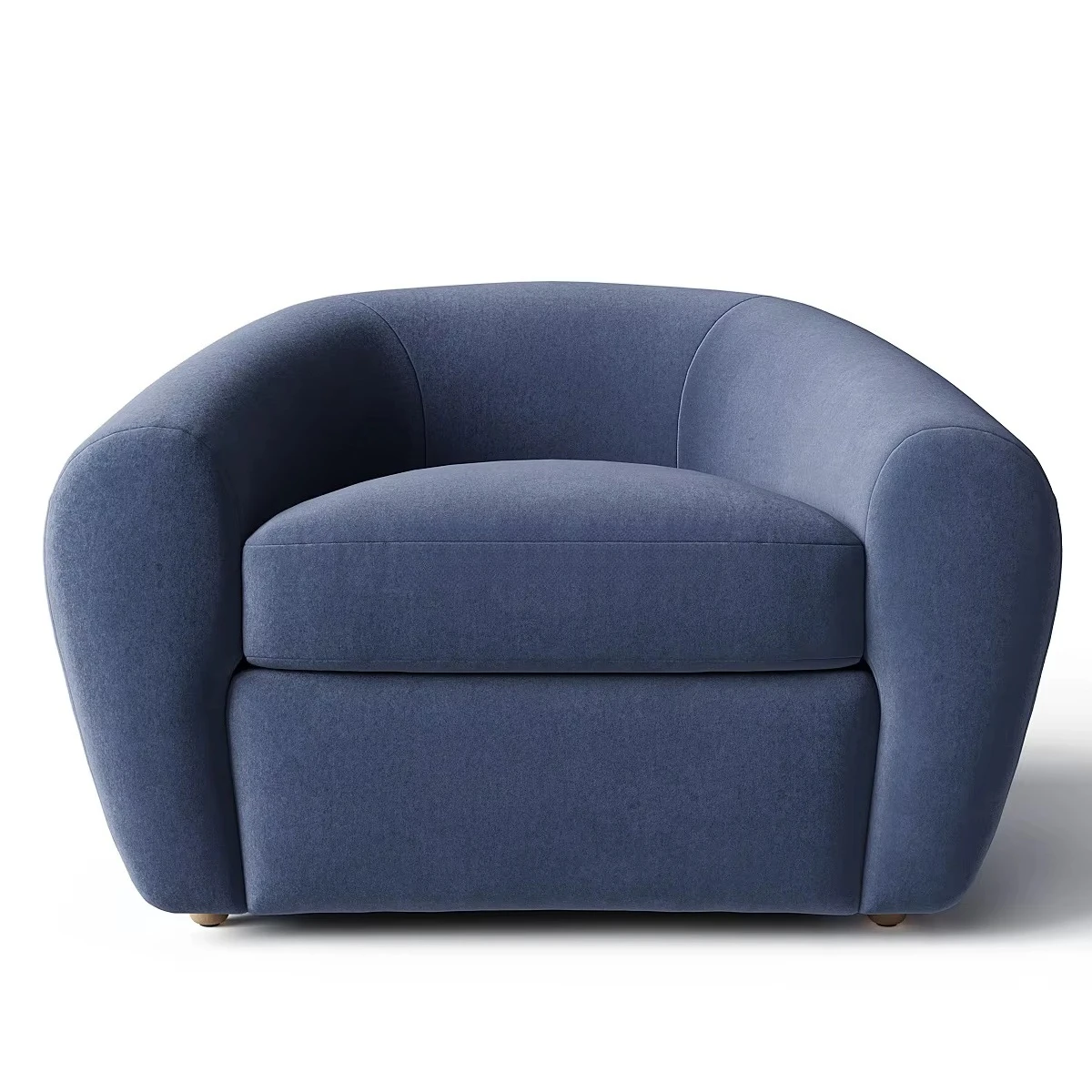 

# Hot Sale Modern Living Room Chairs Comfortable Blue Accent Chairs