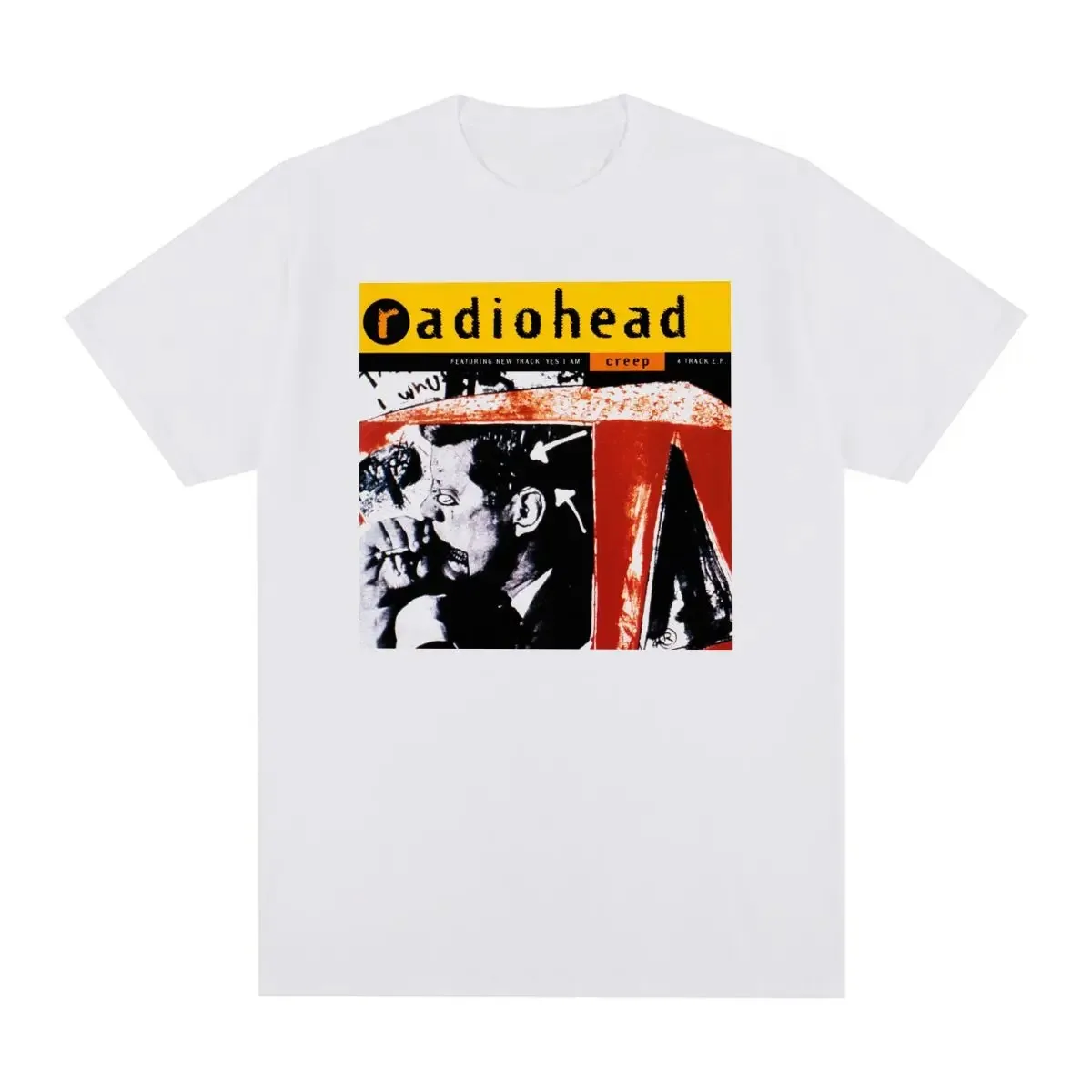 Radiohead Creep Vintage T-Shirt, Thom Yorke Rock Band Pure Cotton T-shirt, New Unisex Casual Top for Men and Women T-shirt