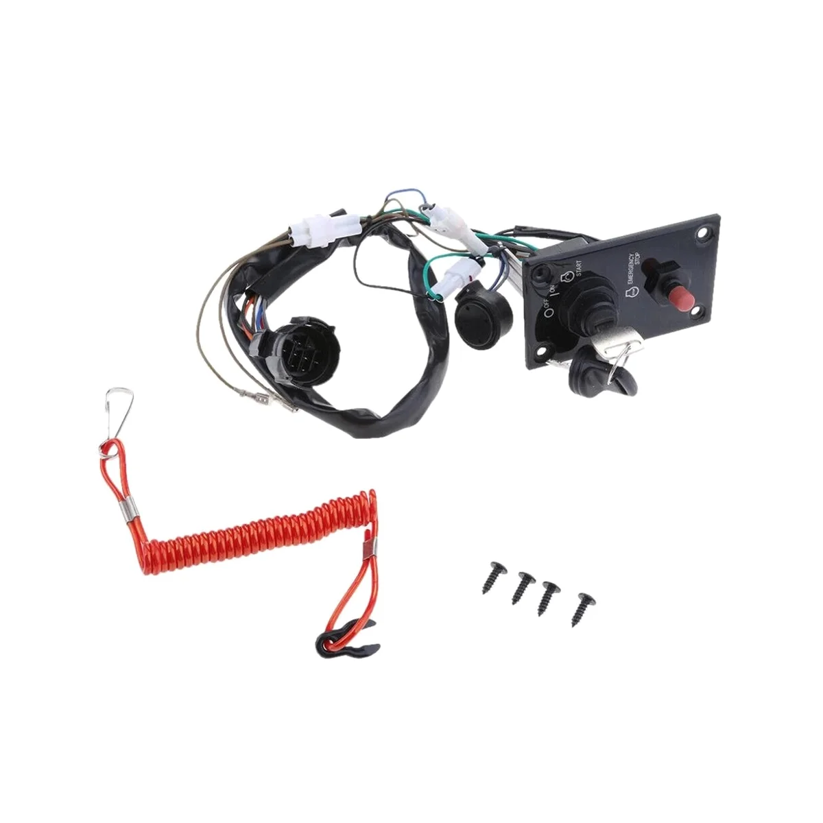 

Outboard Engine Single Ignition Key Switch Panel 37100-96J14 for Outboard