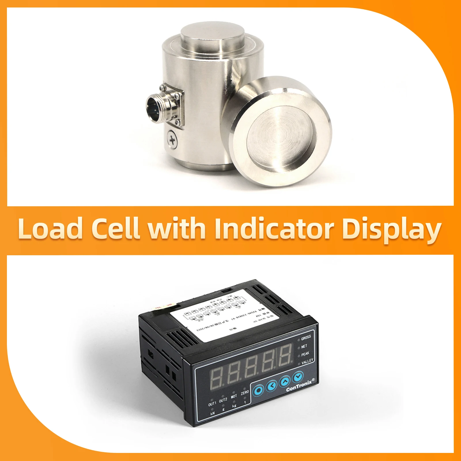 Column Load Cell Sensor with Indicator Display Weighing Load Cell tension sensor compression Sensor 5T 10T 20T 30T 50T 100T