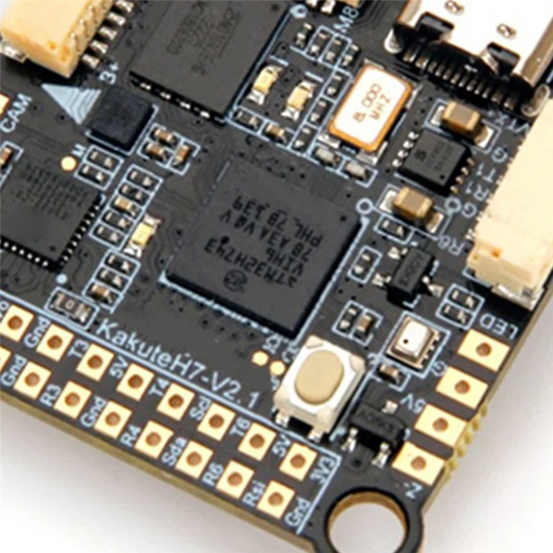 【حصريًا!】Holybro Kakute H7 V1.5 ICM-42688-P H743 وحدة تحكم في الطيران المزدوجة BEC بارو بارومتر OSD بلوتوث متوافق 2-8S ل