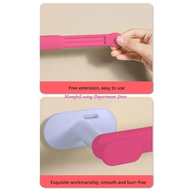 

Modern Hair Jewelry Display Stand With Adjustable Hook Adhesive Mounting For Bedroom Dorm Bathroom Organization