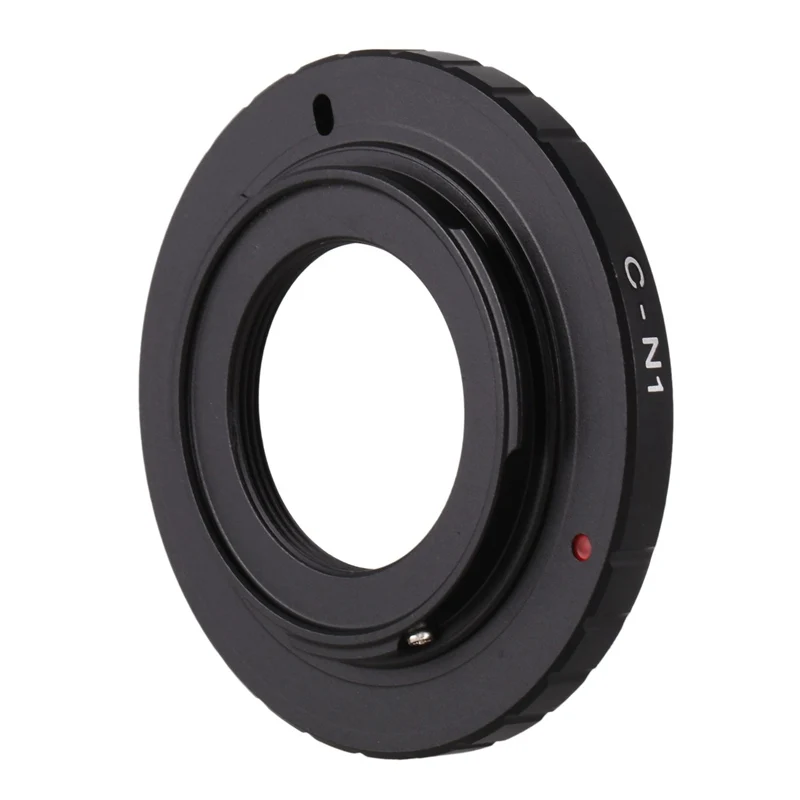 RISE-Black 16Mm C-Mount Cine Movie Lens For Nikon 1 Mount J1 V1 J2 V2 J3 V3 J4 Camera Lens Adapter Ring C-N1 C-Nikon 1