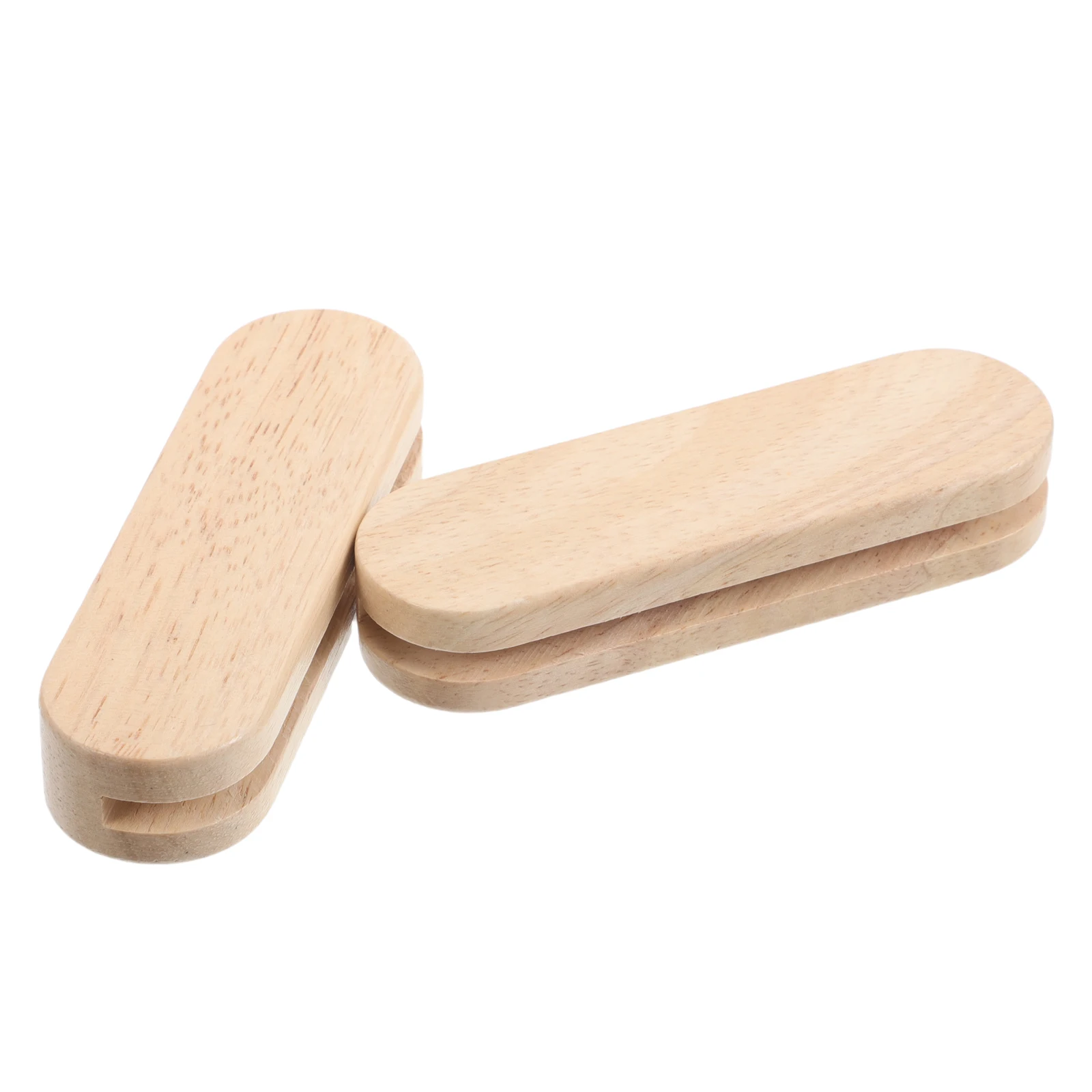 

1 Pair Outdoor Camping Bbq Plate Wooden Handle Pan Gripper Universal Skillet Heat Resistant Anti Slip Pot Holder For Frying