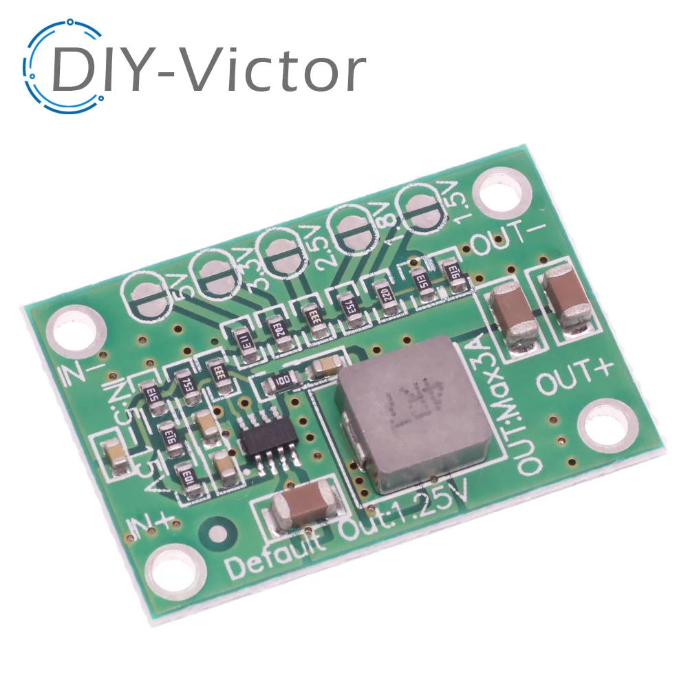 Adjustable power module MP1495 DC Voltage Regulator Step Down Power Converter Board 5-16V To 1.25V 1.5V 1.8V 2.5V 3.3V 5V 3A