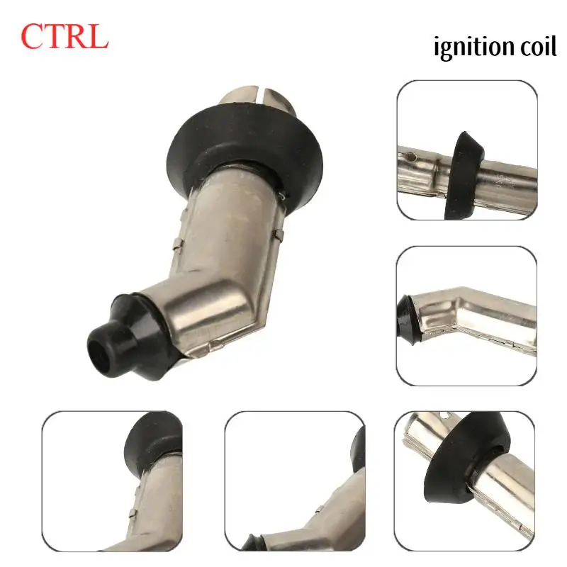 135 Degree Bend Metal Shielded Plug Cap for Scooter ATV 70 90 110 125 150CC Ignition Coil Shield