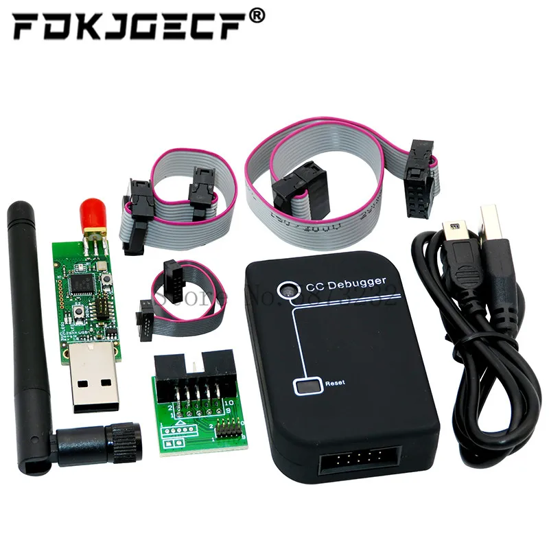 

CC2531 Zigbee Emulator CC-Debugger USB Programmer CC2540 CC2531 Sniffer with antenna Bluetooth Module Connector Downloader Cable