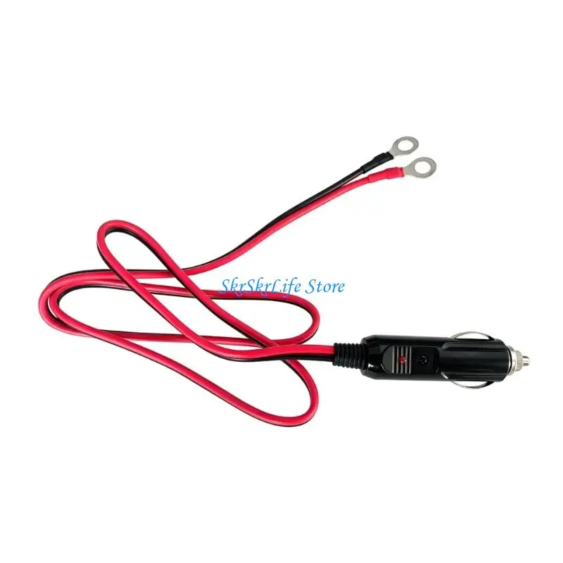 E65E 14 AWG 12V 24V Power Cable with Twin Eyelet Ends and LED for Vehicle