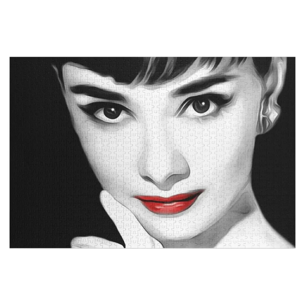 

Audrey Hepburn Lips Jigsaw Puzzle Personalized Baby Object Personalized Gift Ideas Picture Puzzle