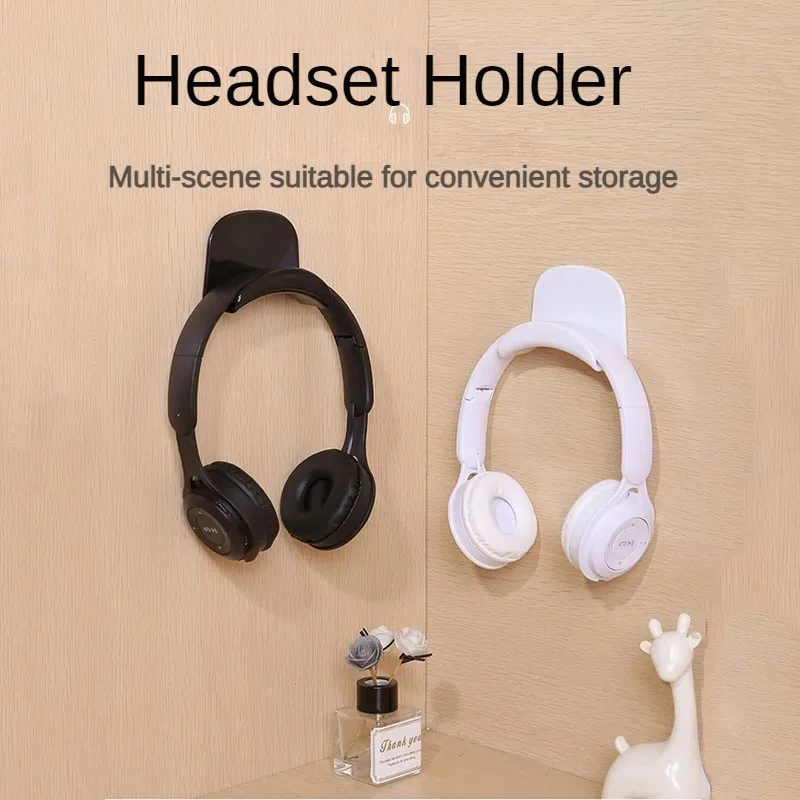 Punch-free Headphone Hook Headphone Storage Artifact Exclusively for Dormitory and Home Use Sticky Wall Hanging Anti-slip Holder