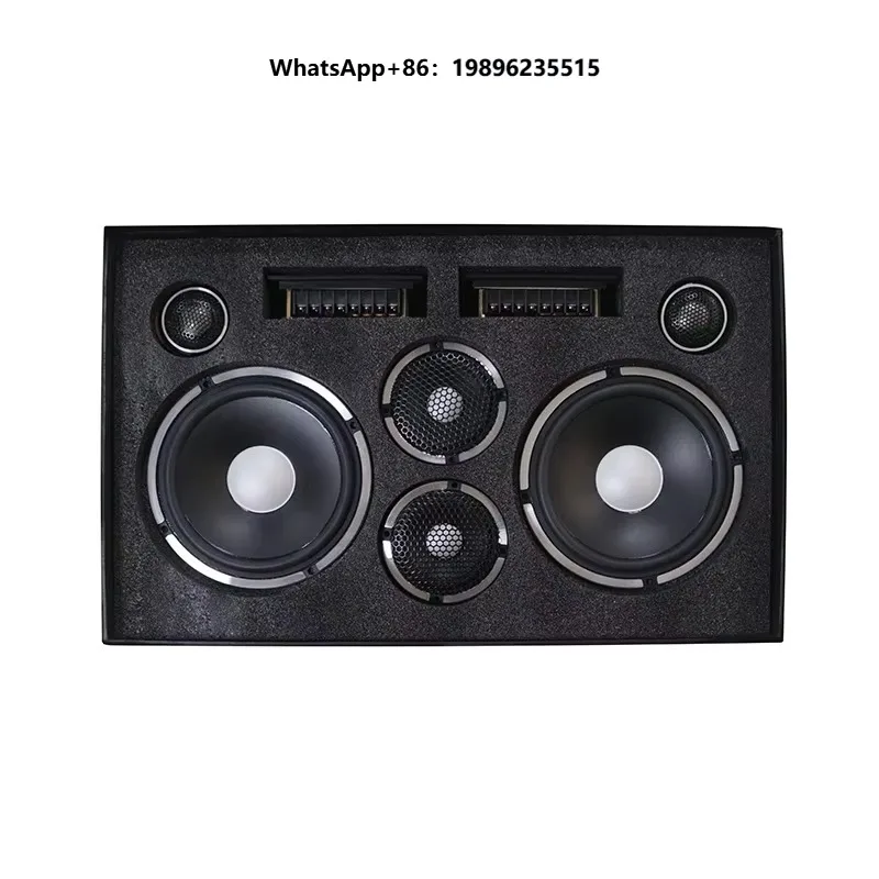 Car Speakers Audio Tweeter 3 Way Speakers Sets Component Set 3-way Aluminum