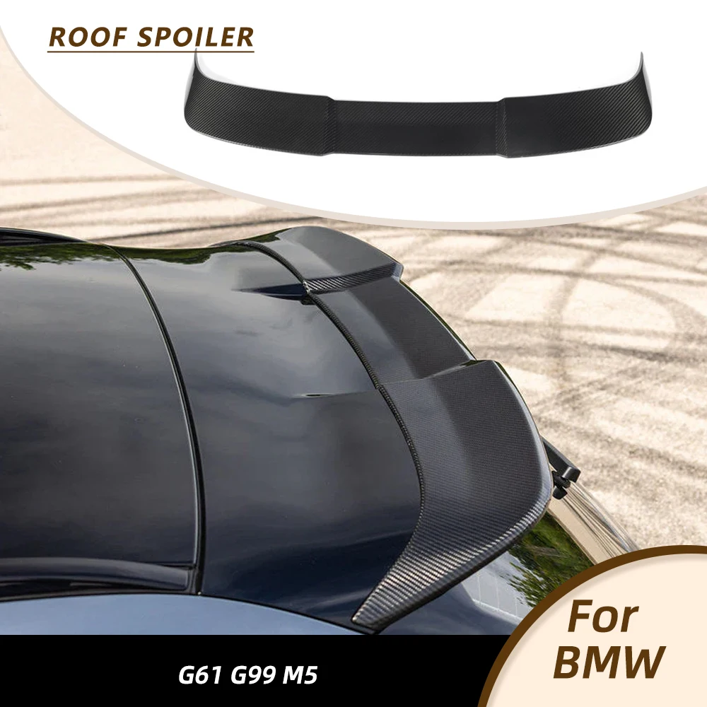 Auto-Heckspoiler für BMW 5er G61 G99 M5 2024-2025, Heckflügel-Lippe, Karosserie-Kit aus Prepreg Trockenkohlefaser