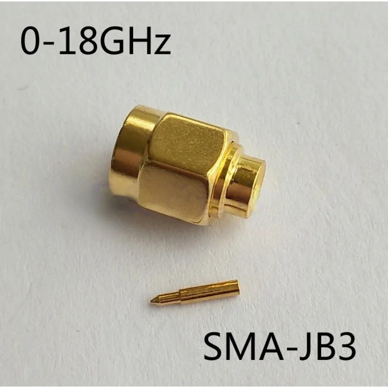 5Pcs SMA-JB3 RF Connector SMA Male 18G Cable Connector Is Suitable for SFT-50-3-1, RG-402