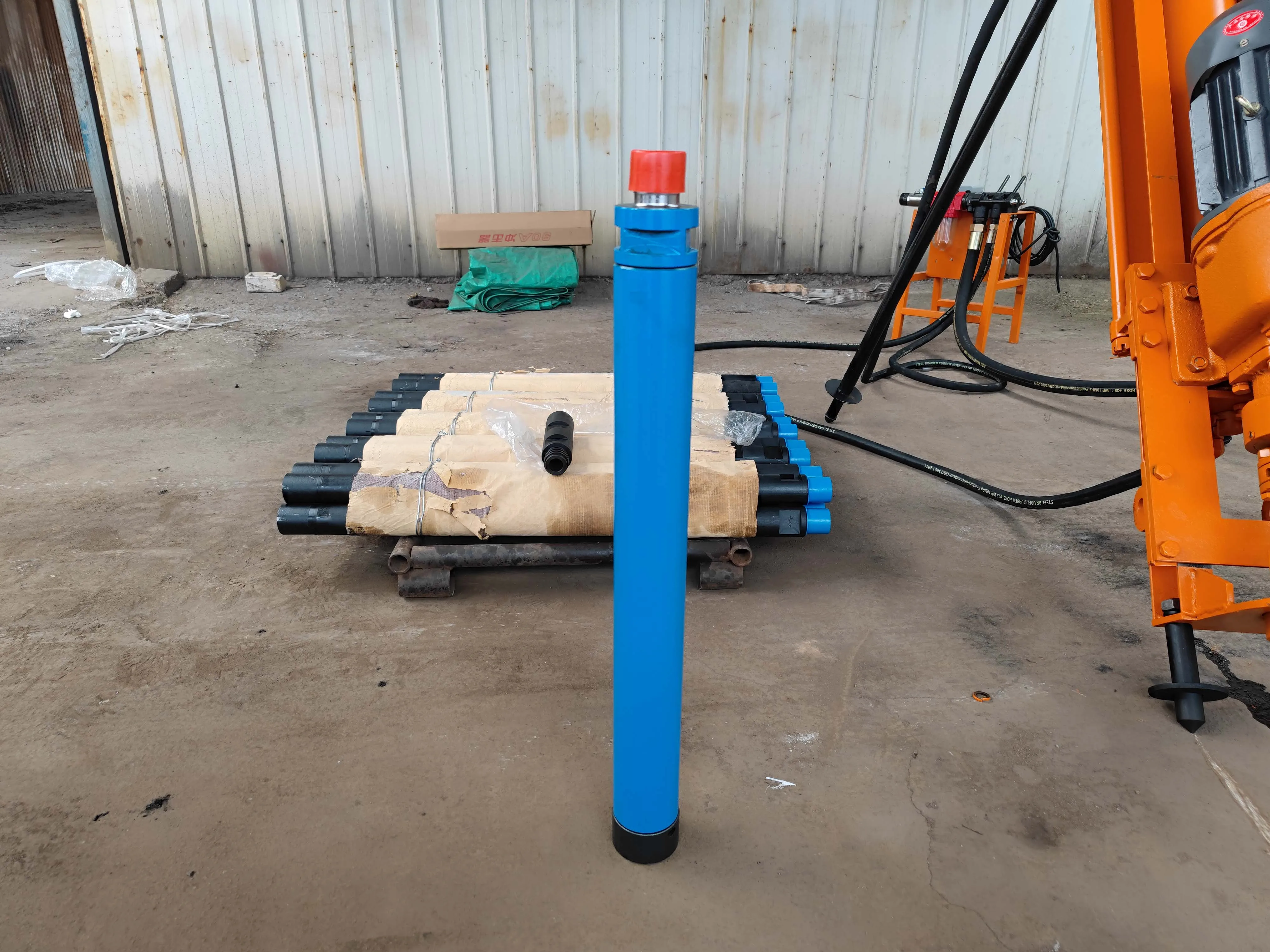 High quality 4kw portable mining DTH drilling rig machine for construction works