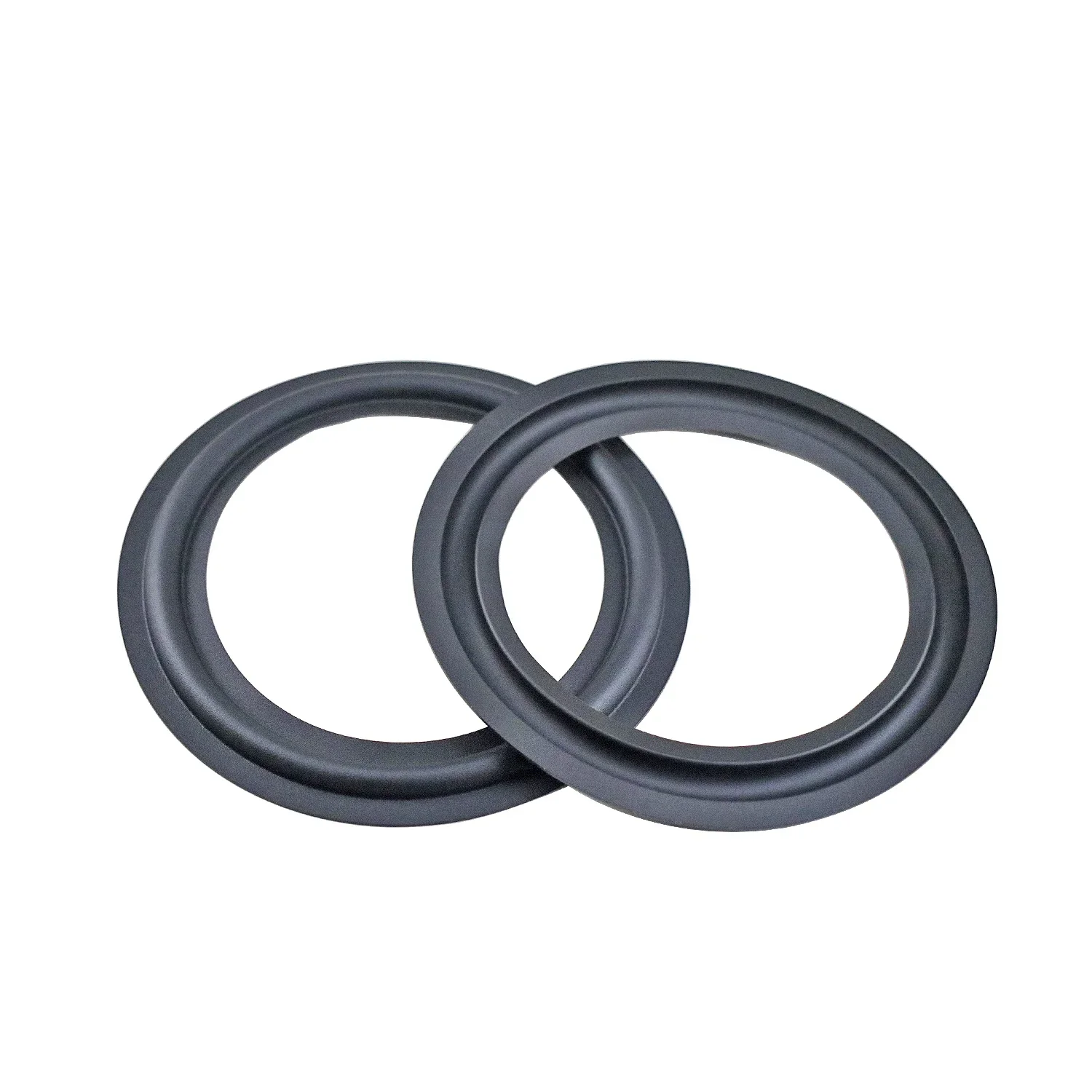 Anneau ext�rieur en caoutchouc pour klaxon de 8 pouces, 2 pi�ces, bord invers� Concave pour r�paration Wharfedale SEAS Rogers 176A-02