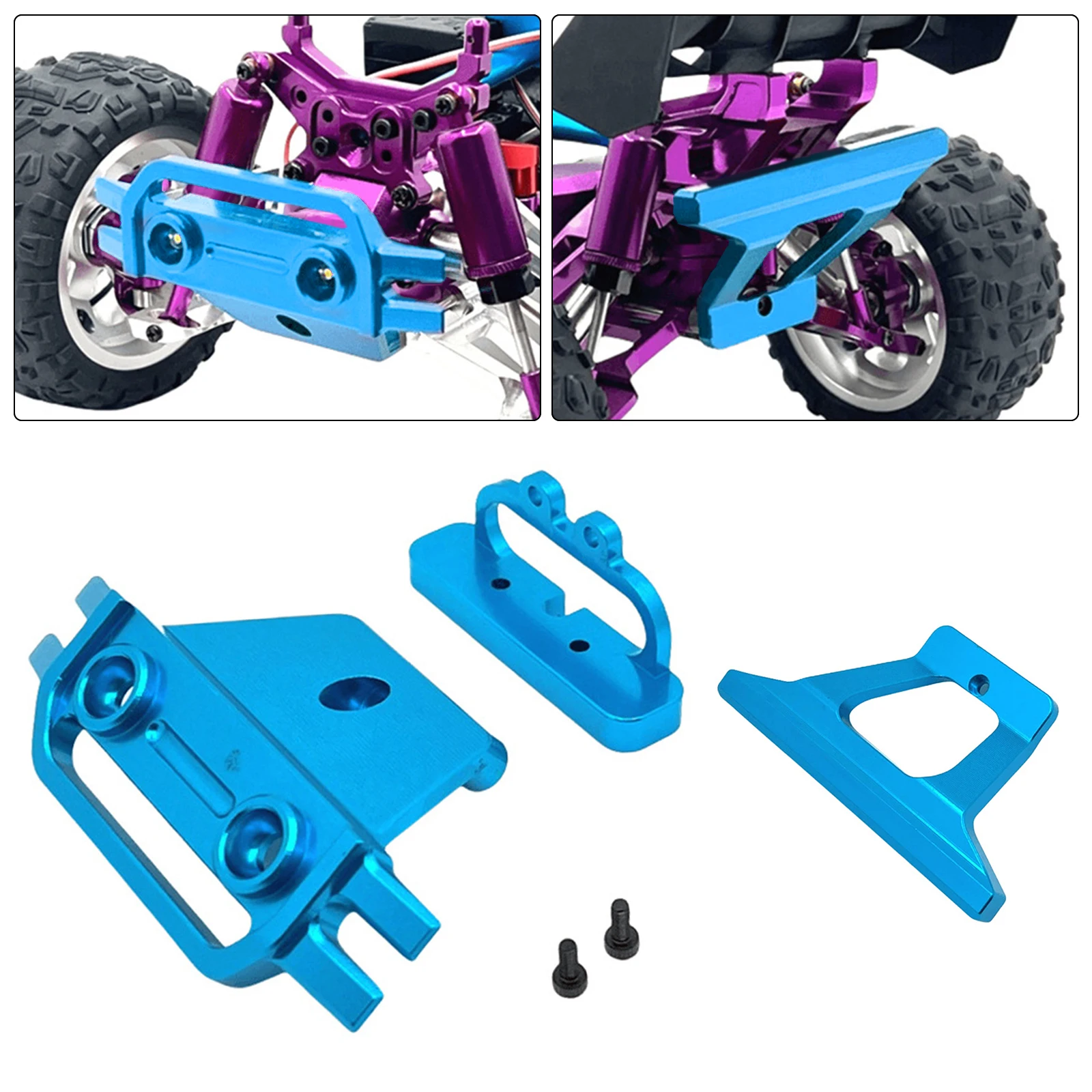 

Metal Front and Rear Bumper Kit MJX Hyper Go 1/14 14209 14210 RC Car Accessories