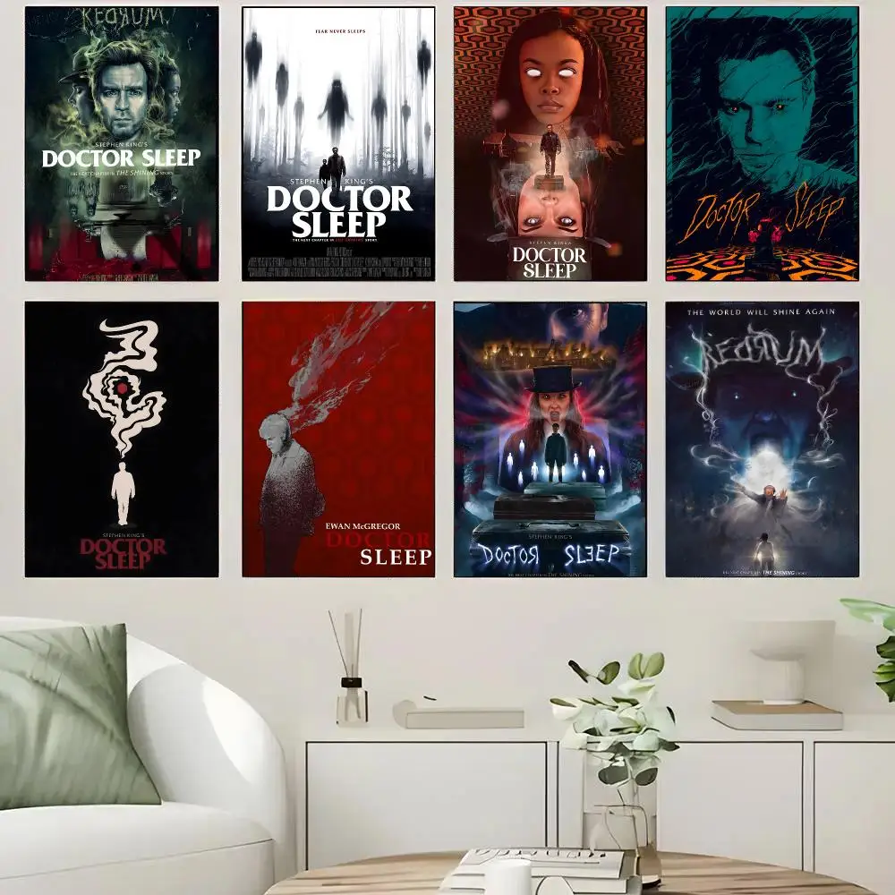 Movie D-Doctor Sleep Poster Self-adhesive Advanced Aesthetic Printing Paper Wall Art for Living Room Home Decor