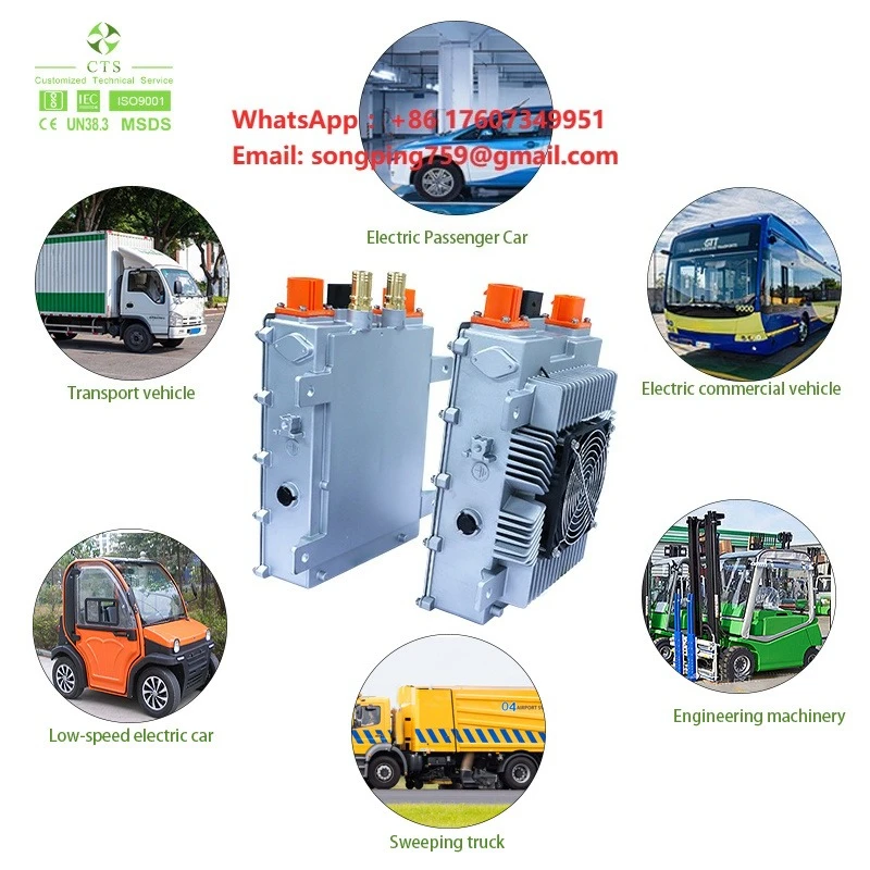 6.6kw 6600w OBC Charger on Board Charger EV CAN Control 48V 72V 84V 108V 144V 192V Water Cooling