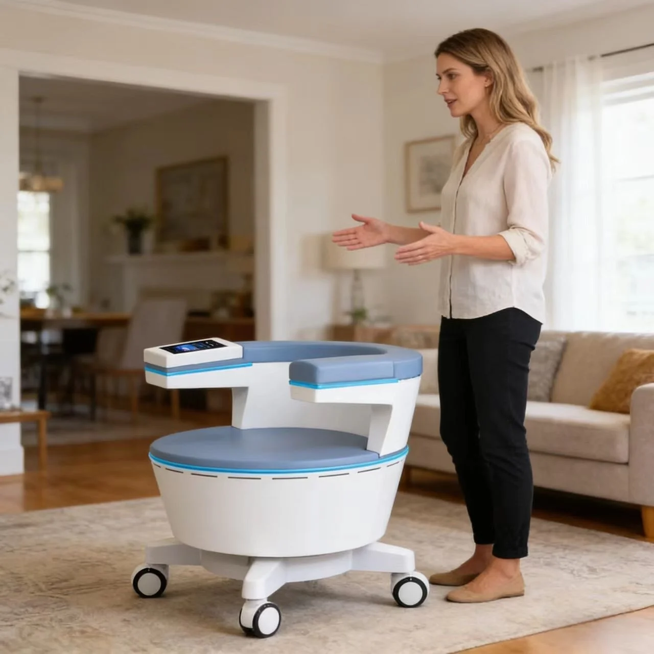 

2026 SLyric Latest Professional High Frequency Pelvic Floor Chair Postpartum Repair Muscle Trainer Strengthening Home Appliances