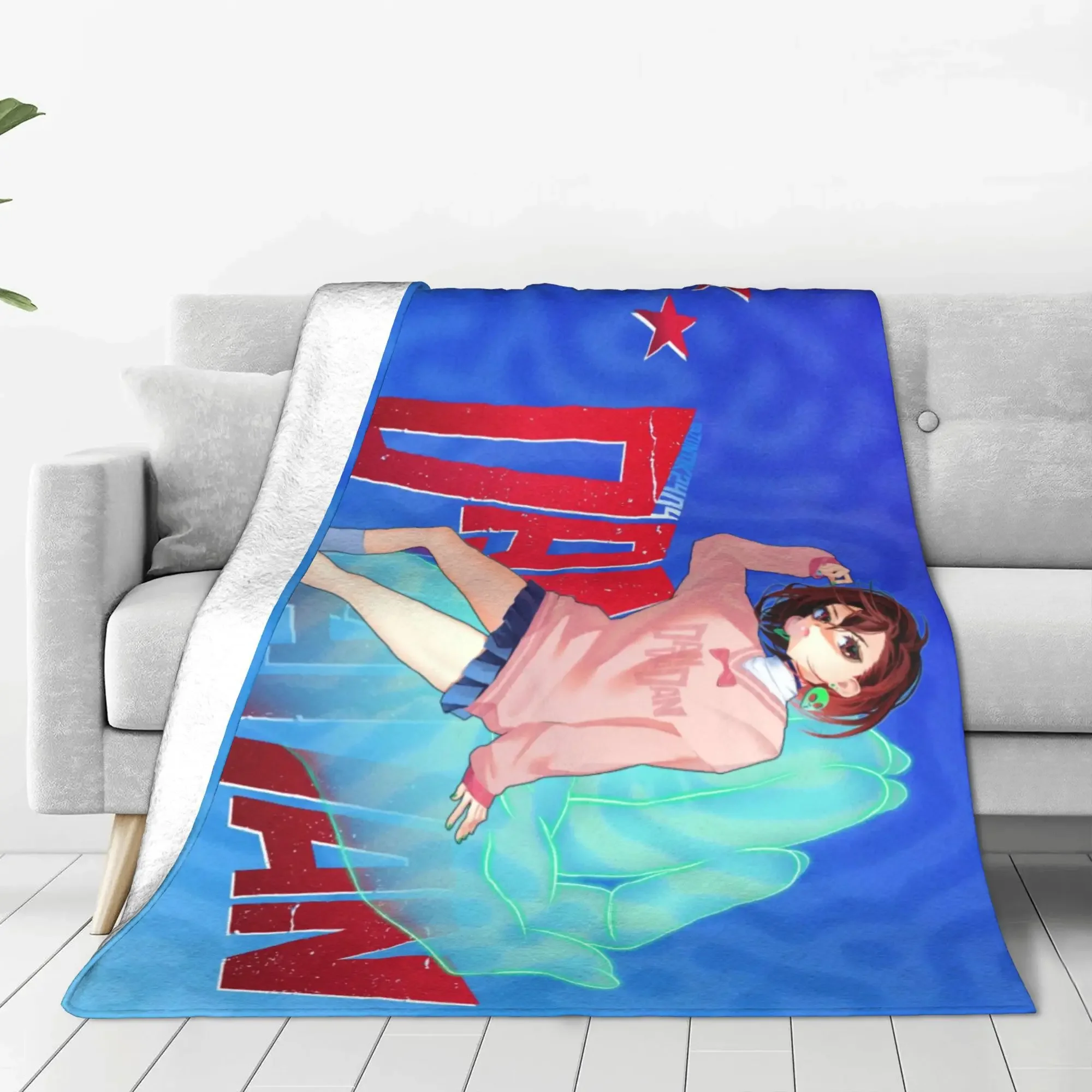 Dandadan Hot Manga Plush Blanket  Flannel Bedding Throws for Home Decor Warm Soft Design Quality Bedspread Gift for Girls Boys