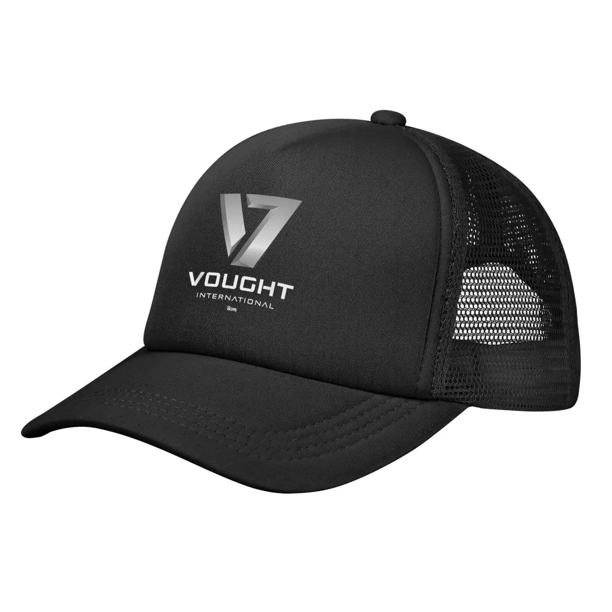 Men Women The Boys Vought International Logo Trucker Caps Mesh Baseball Cap Snapback Caps Dad Hat Sun Hats Adjustable Golf Hats