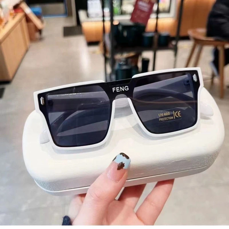 نظارات شمسية كلاسيكية بإطار كبير الحجم للحماية من الأشعة فوق البنفسجية 400 للتخييم والصيد وظلال مسرح الأداء للأطفال للنساء والرجال